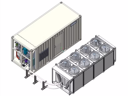Container mining units